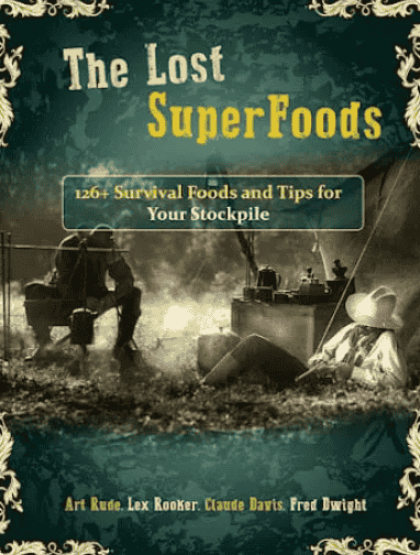 The Lost SuperFoods survival food guide cover